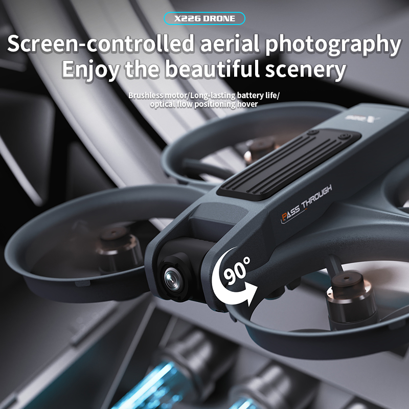 طائرة بدون طيار X226 جديدة مع  - مراجعة Drone Camera Hd وسعره