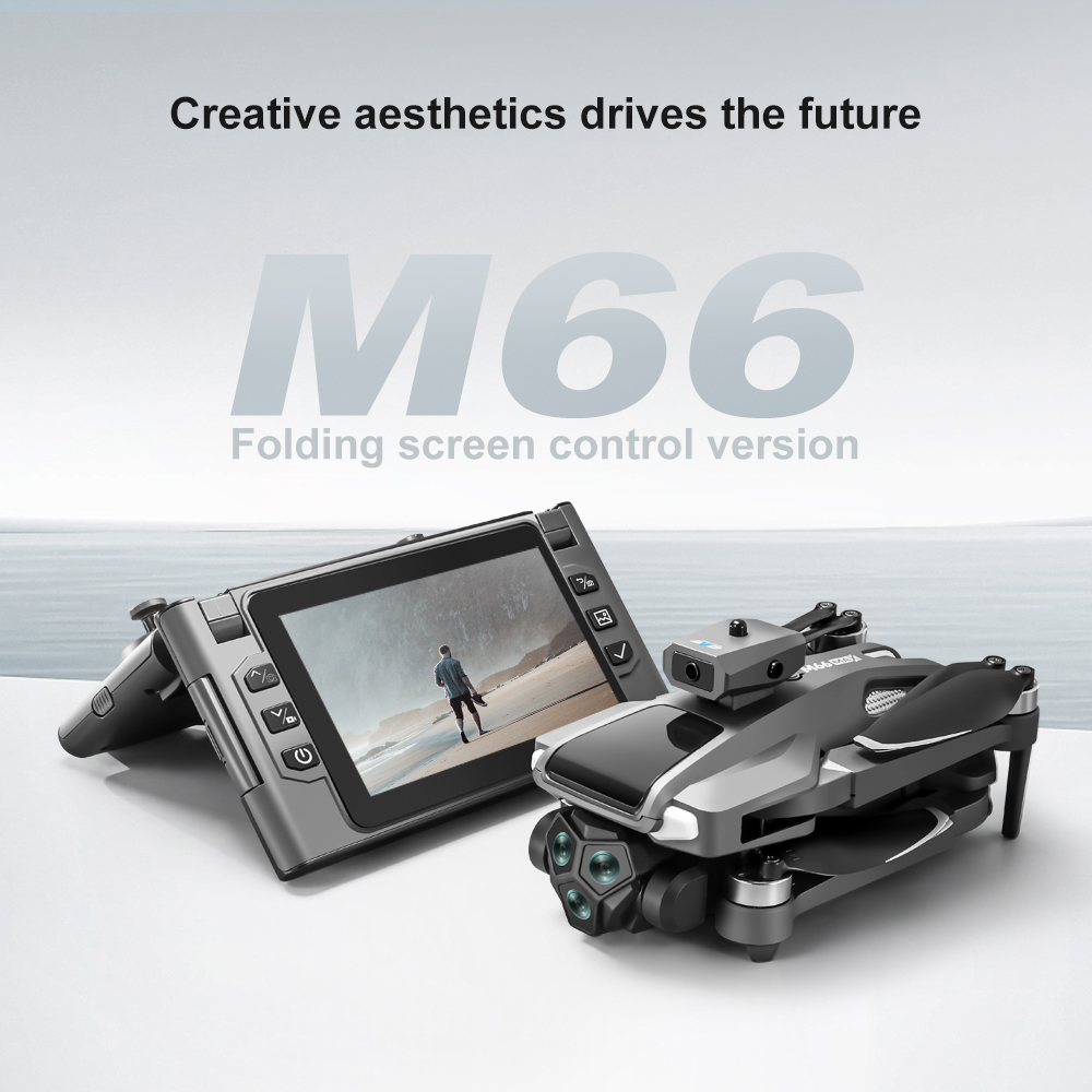 طائرة بدون طيار قابلة للطي M66 - مراجعة Drone Camera 4K وسعره